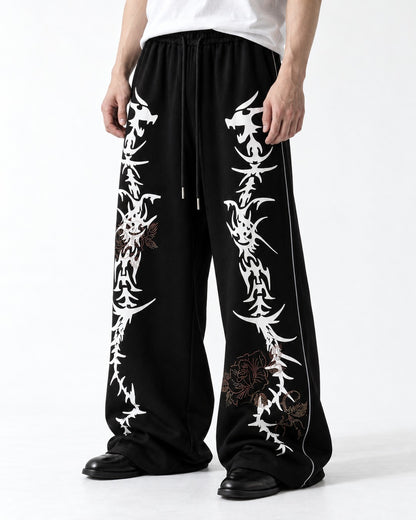 Tribal Thorn Print Sweatpants