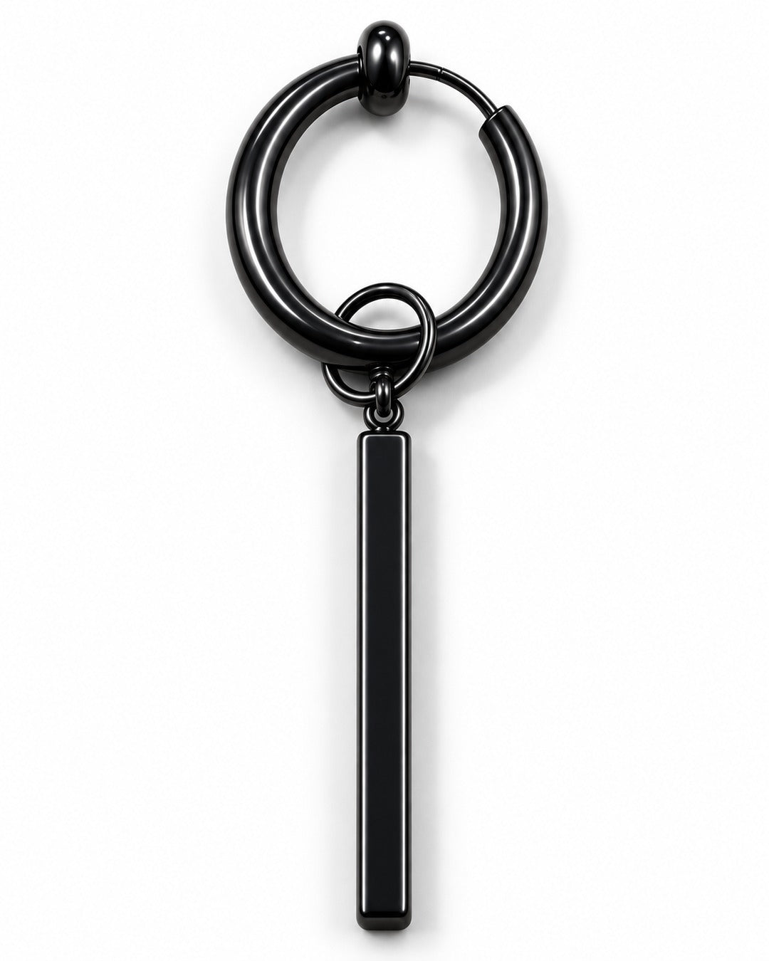 Bar Drop Hoop Earring