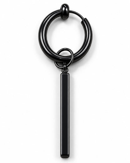 Bar Drop Hoop Earring