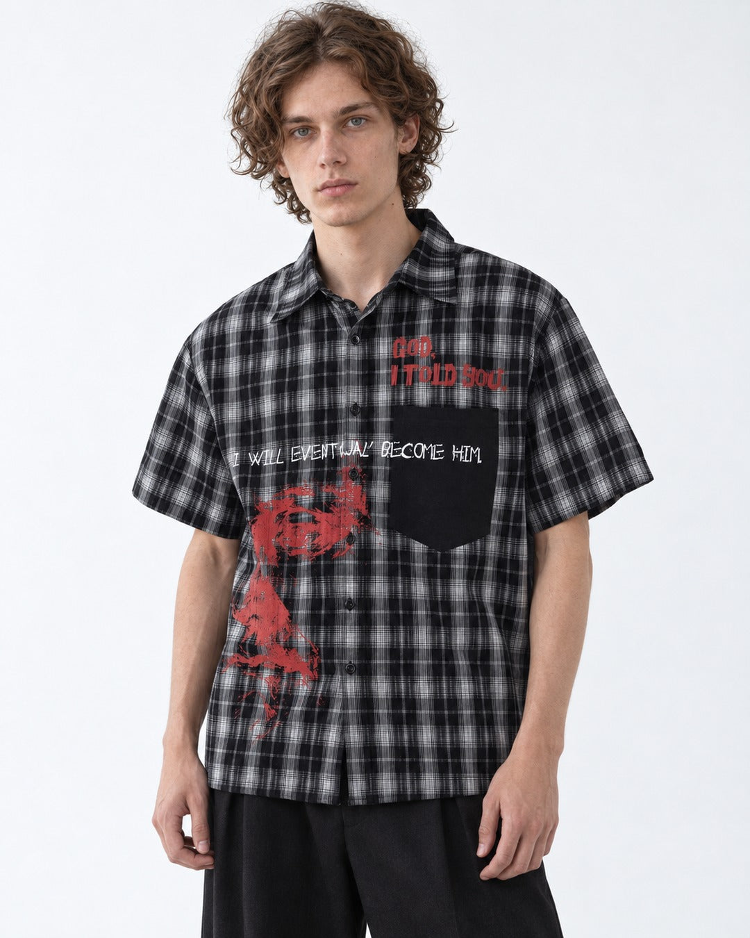 Vintage Oversized Plaid Shirt