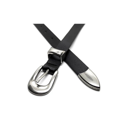 Slim Western Pin-Buckle Belt