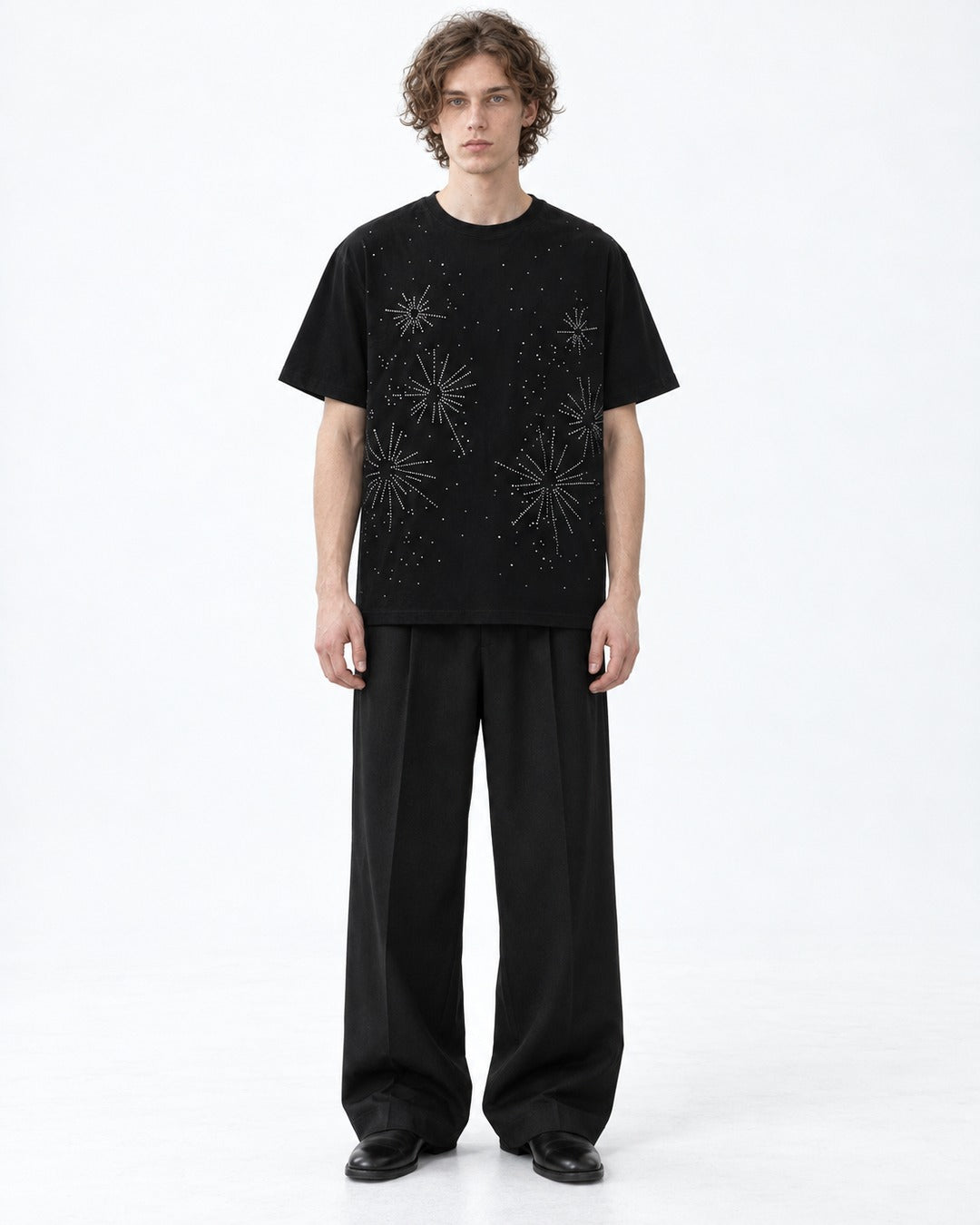 Rhinestone Fireworks T-Shirt