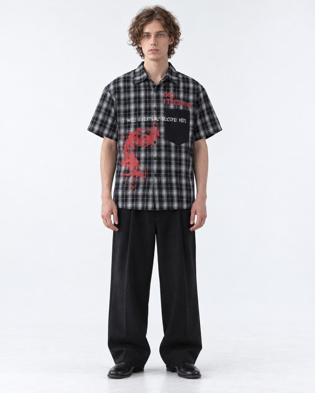 Vintage Oversized Plaid Shirt