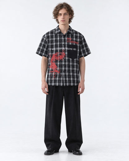 Vintage Oversized Plaid Shirt