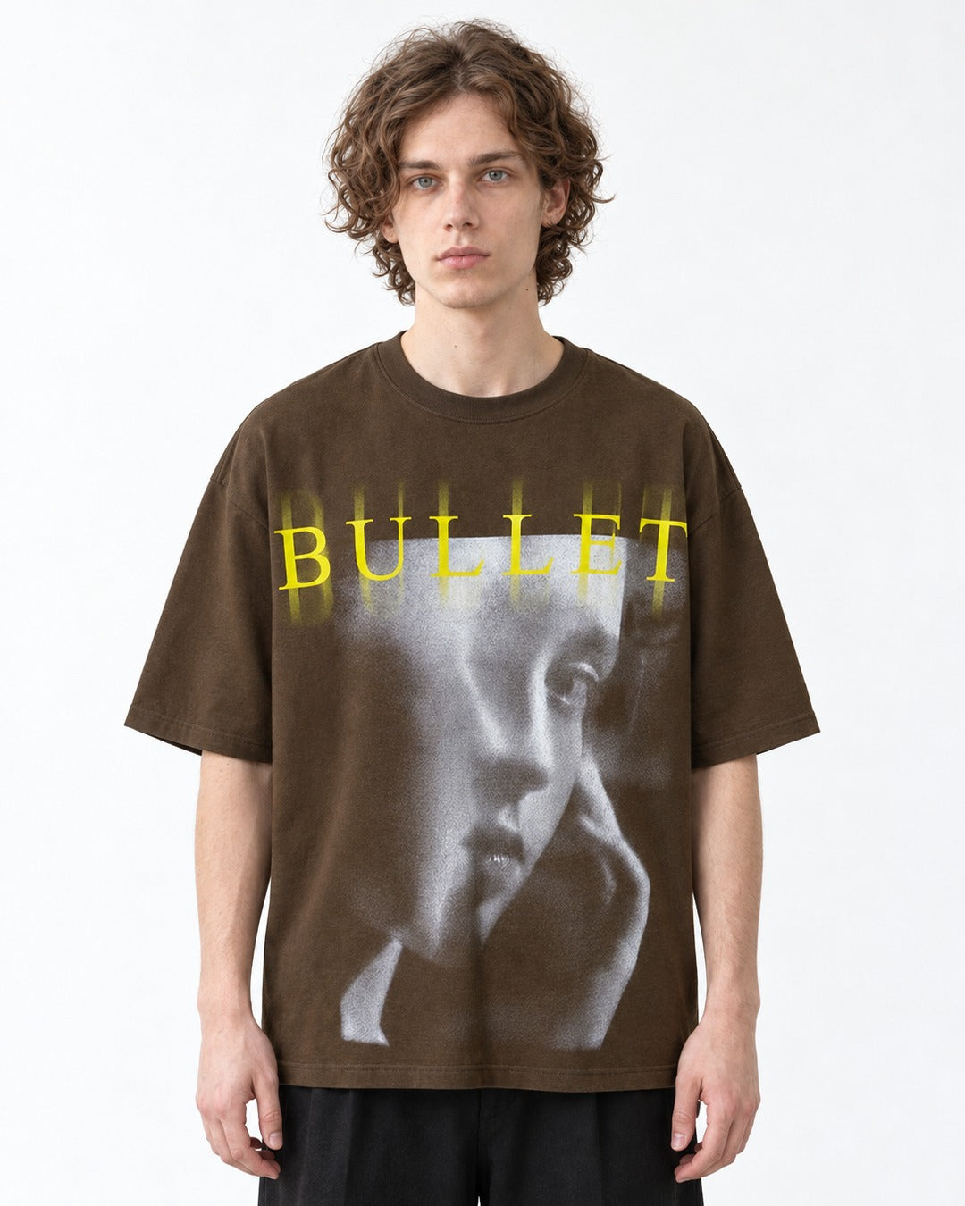 Face Print Oversized T-Shirt