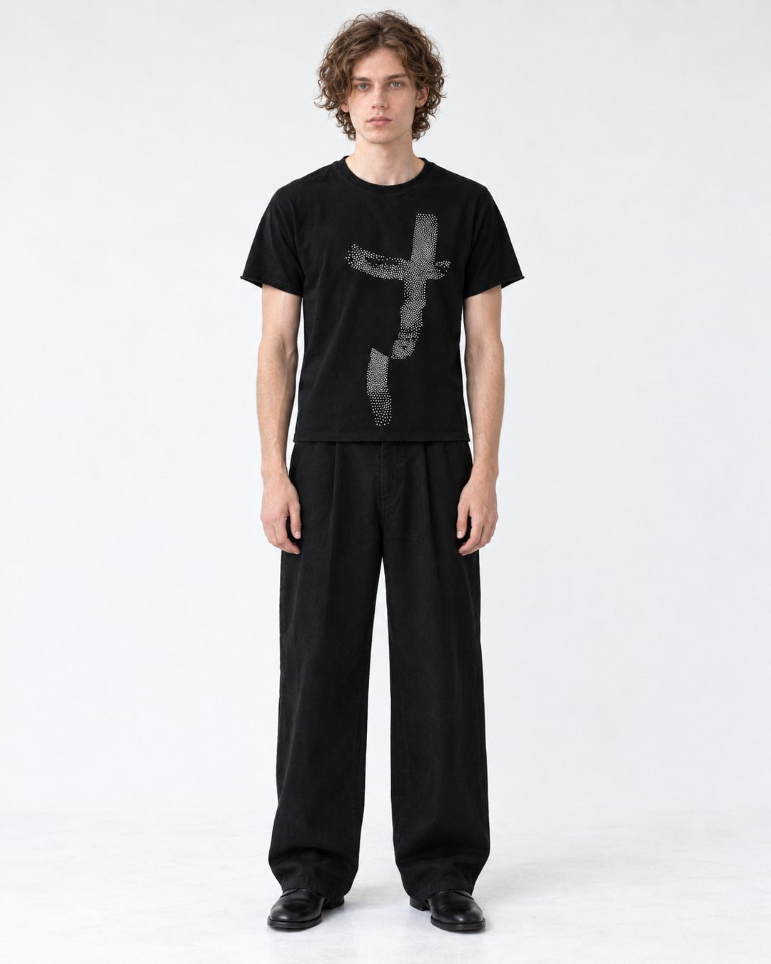 Rhinestone Cross T-Shirt