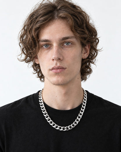 Thick Cuban Link Chain Necklace
