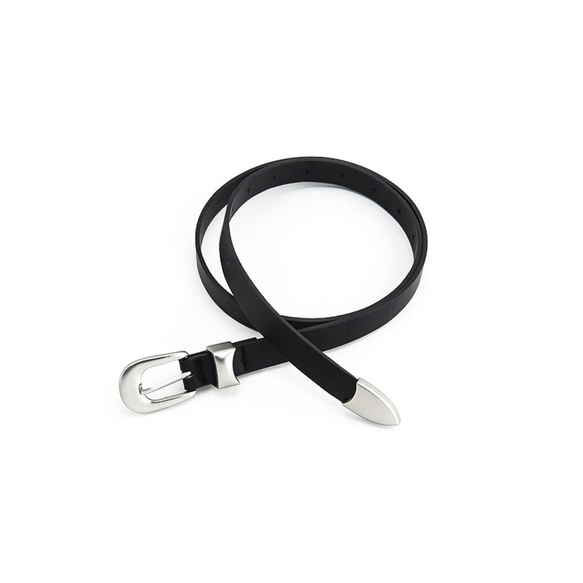 Slim Western Pin-Buckle Belt