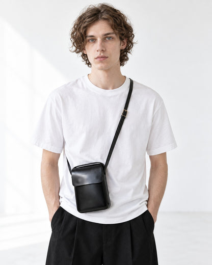 Compact Flap Crossbody Bag