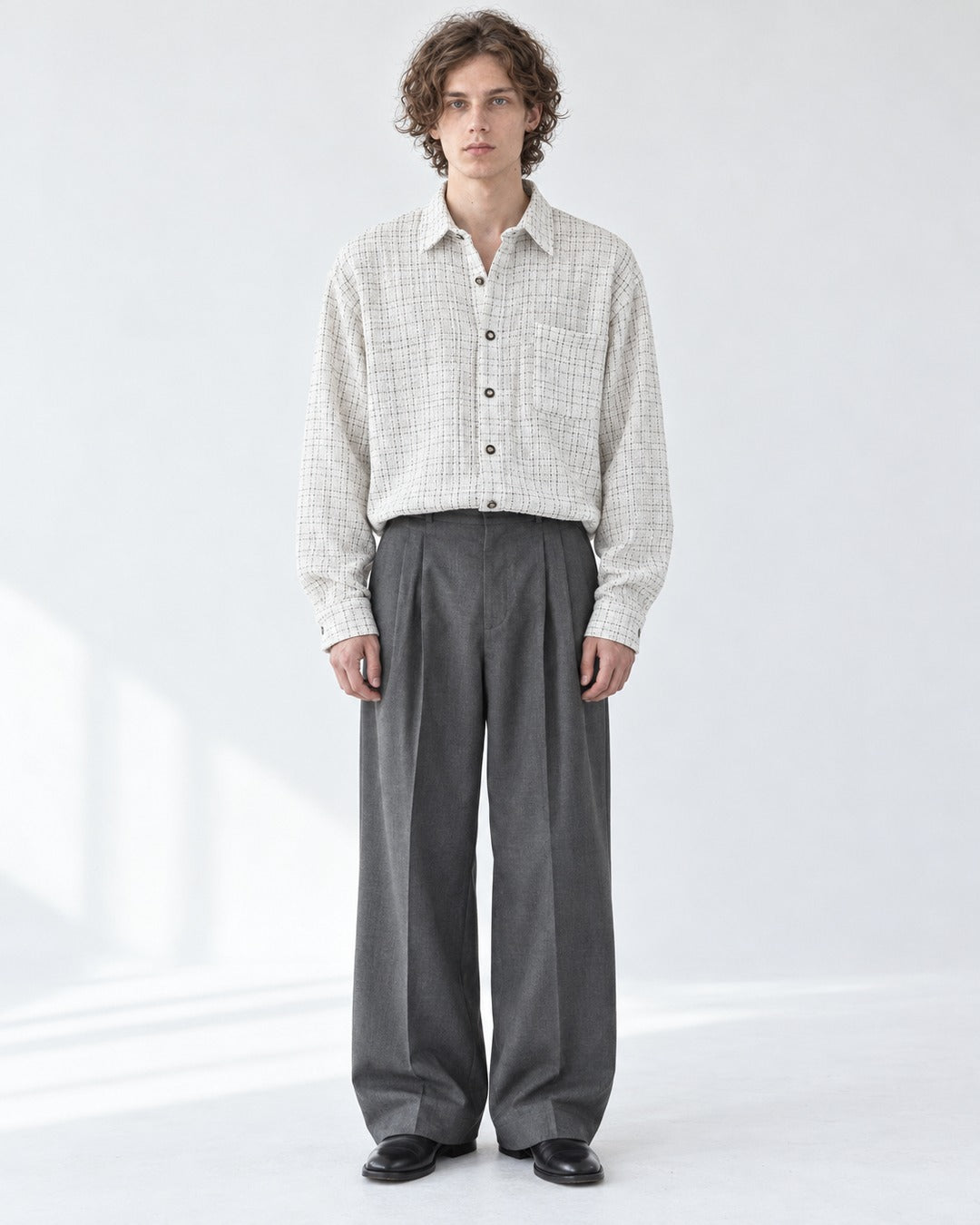 Tweed Check Shirt