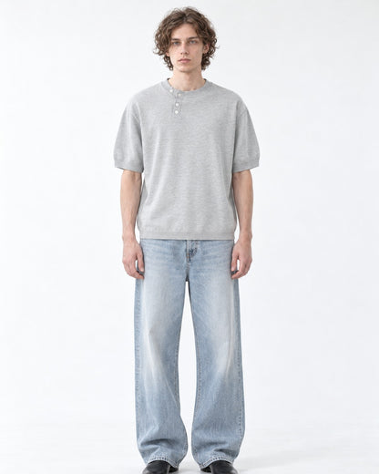 Crew-Neck Knit Top