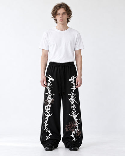Tribal Thorn Print Sweatpants