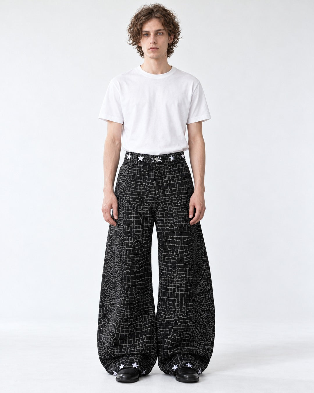 Dark Star Embroidery Pants