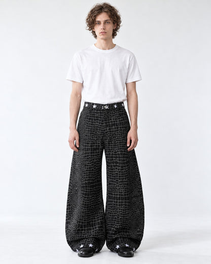 Dark Star Embroidery Pants