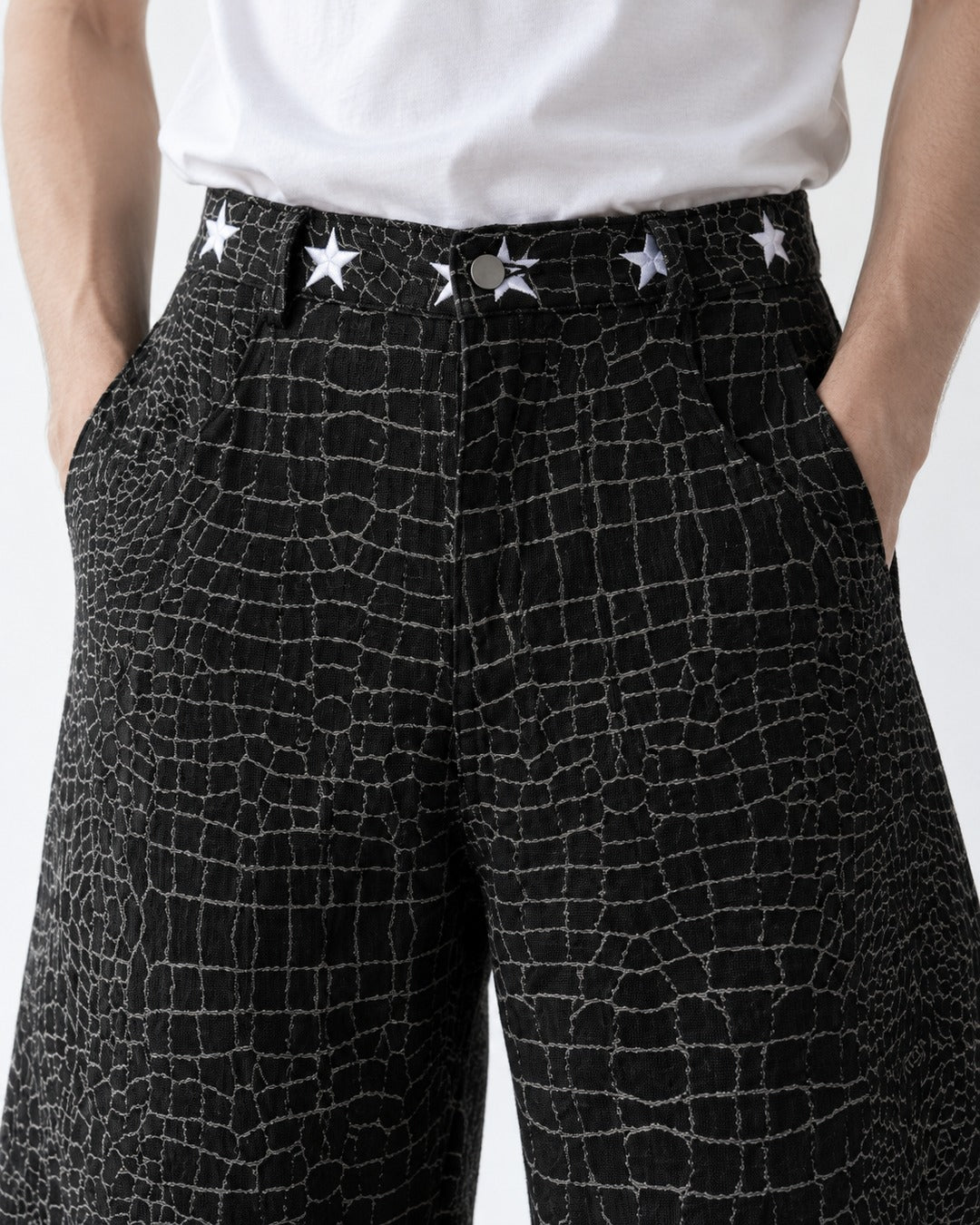 Dark Star Embroidery Pants