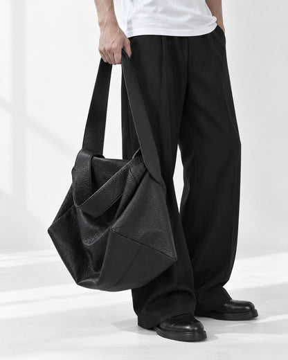 Slouchy Pebbled Crossbody Bag