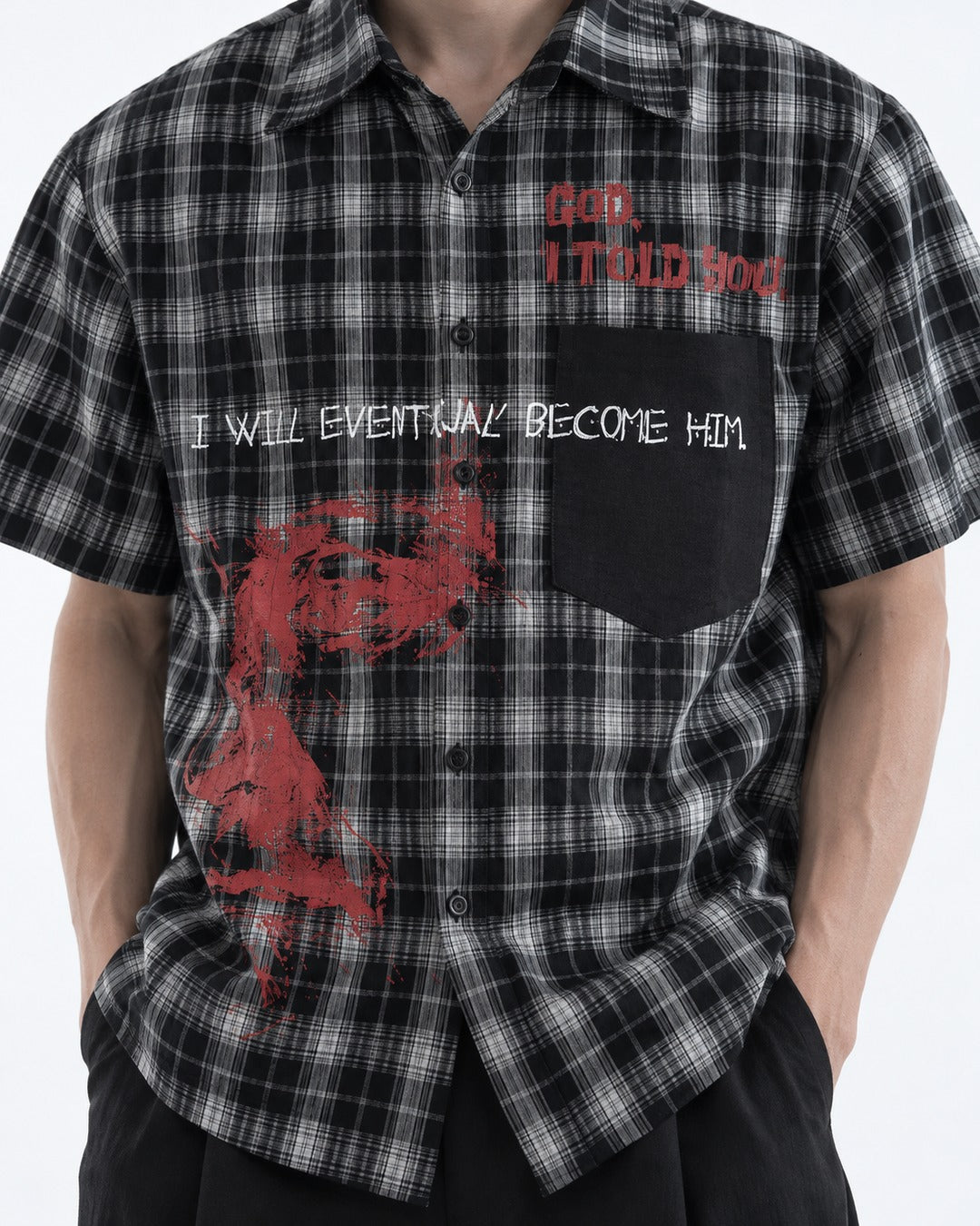 Vintage Oversized Plaid Shirt