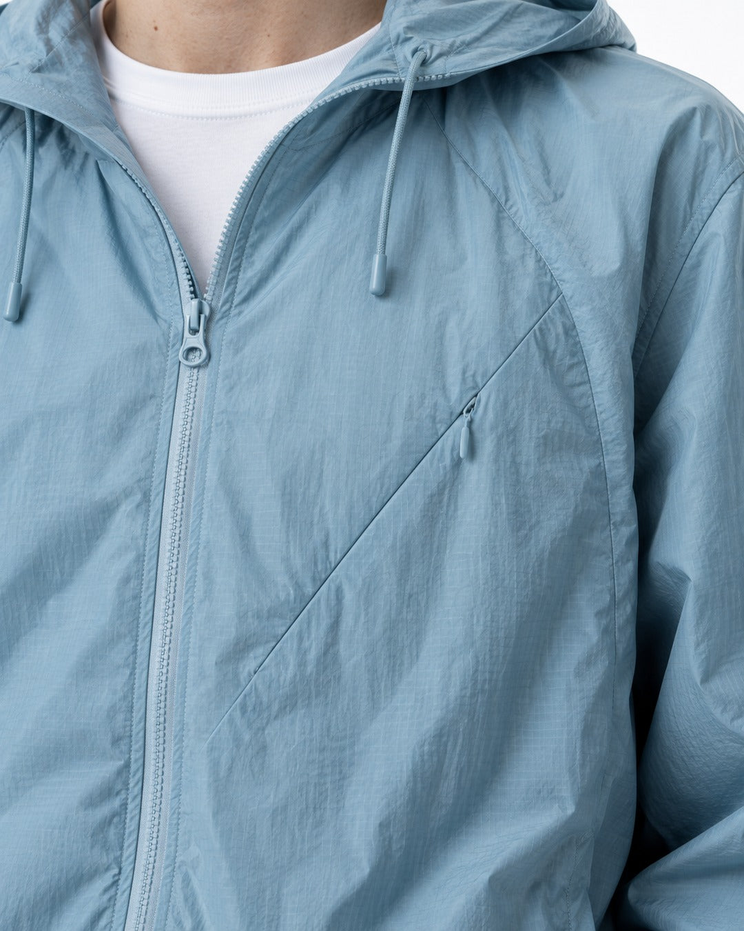 Lightweight Hooded Zip Jacket
