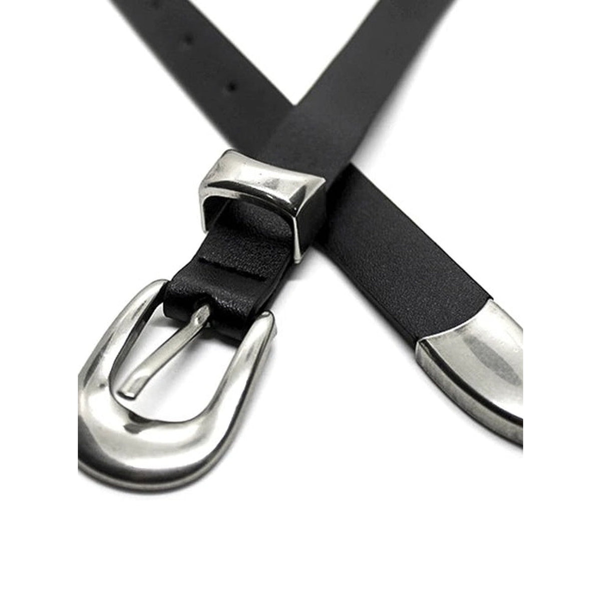 Slim Western Pin-Buckle Belt