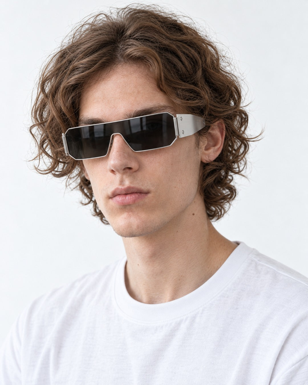 Metal Side-Shield Sunglasses