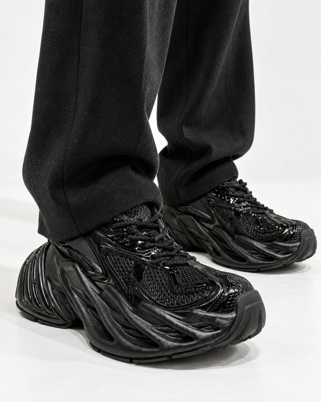 Flame Sole Chunky Sneakers