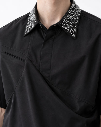 Deconstructed Rhinestone Shirt