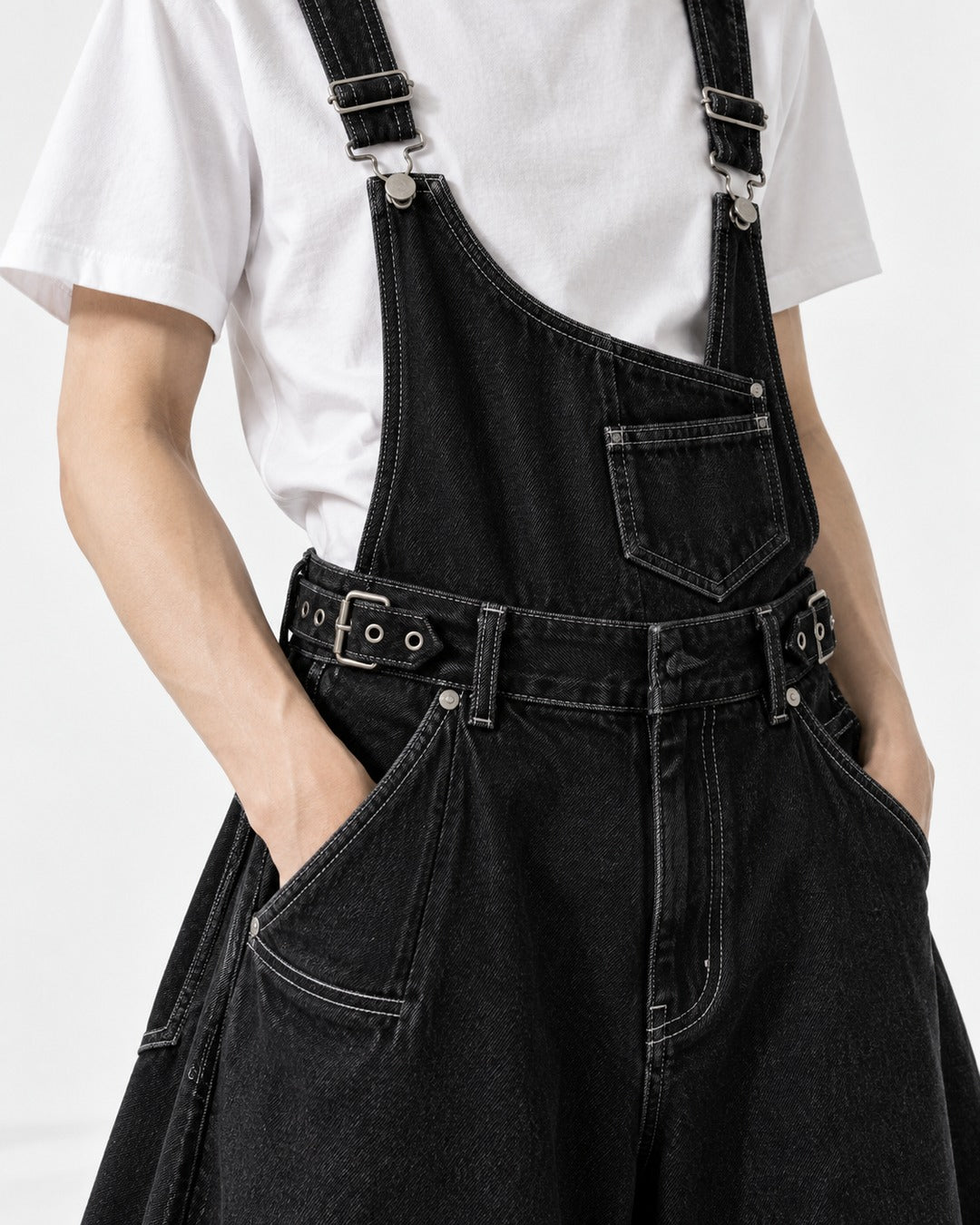 Bib Overalls with Buckle Straps