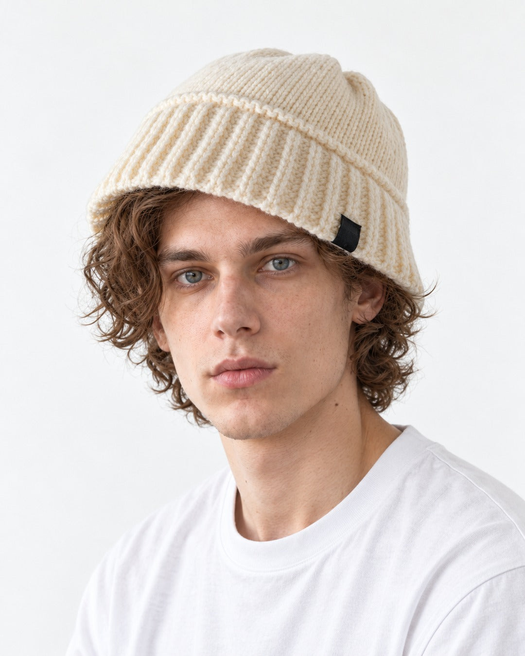 Ribbed Knit Fisherman Bucket Hat
