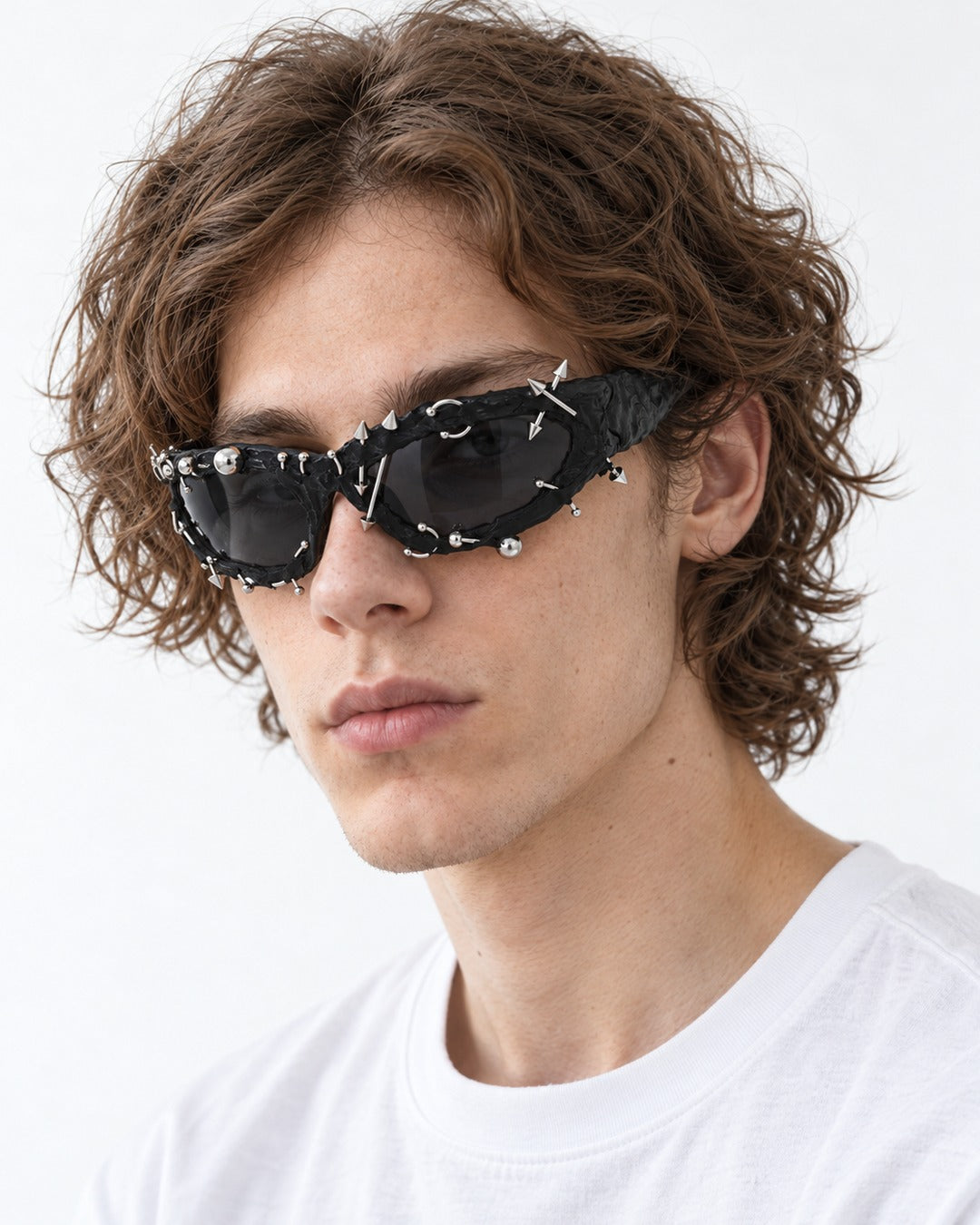 Spiked Rivet Punk Sunglasses