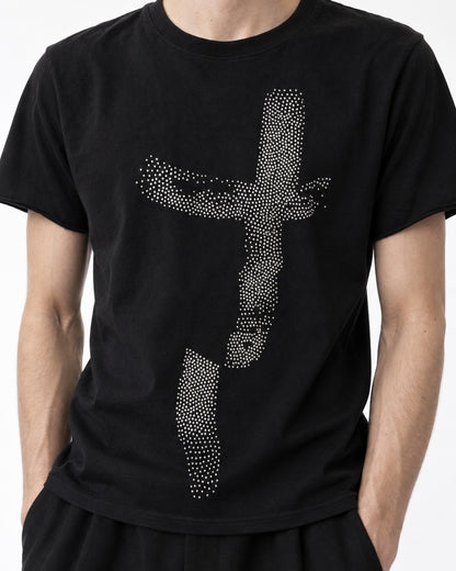 Rhinestone Cross T-Shirt