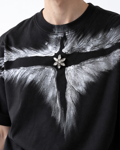 Crystal Wing Print T-Shirt