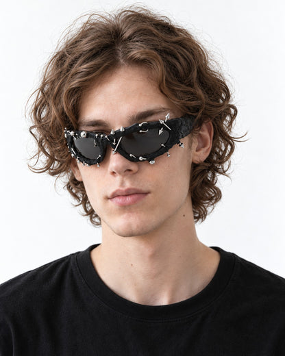 Spiked Rivet Punk Sunglasses