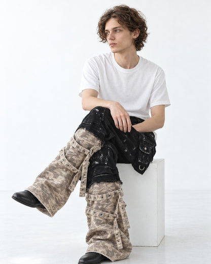 Detachable Camouflage Cargo Pants