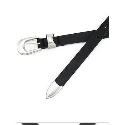 Slim Western Pin-Buckle Belt