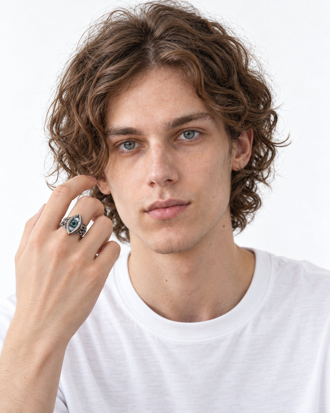 Marquise Eye Signet Ring
