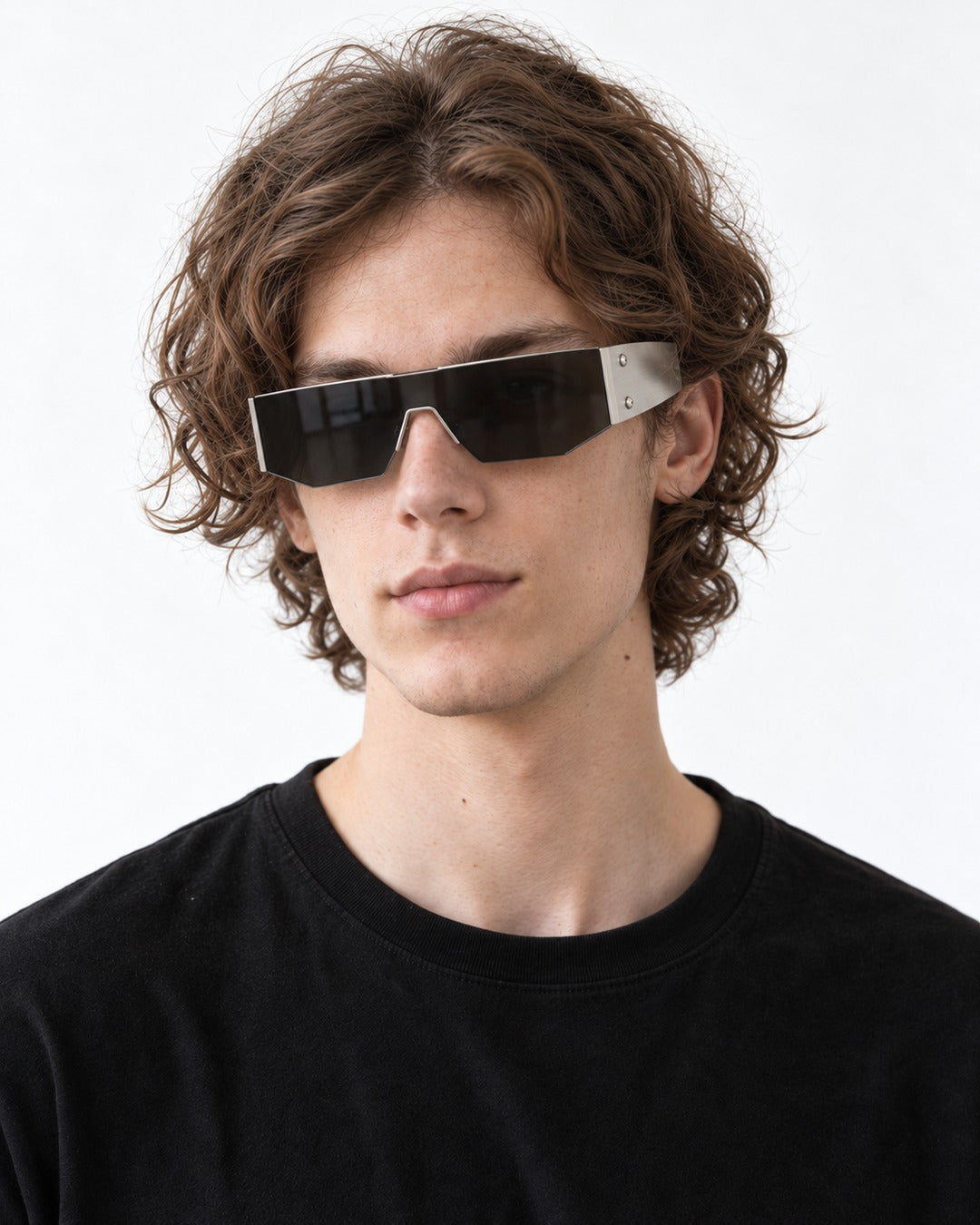 Metal Side-Shield Sunglasses