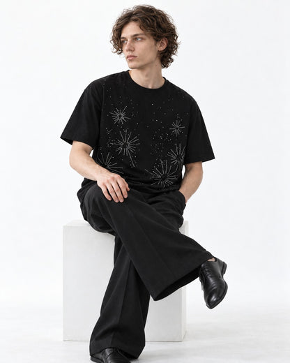 Rhinestone Fireworks T-Shirt