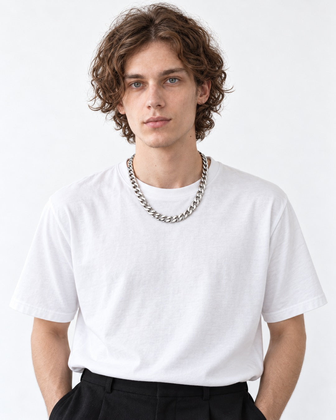 Thick Cuban Link Chain Necklace