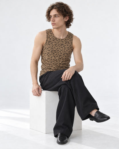 Leopard Print Tank Top
