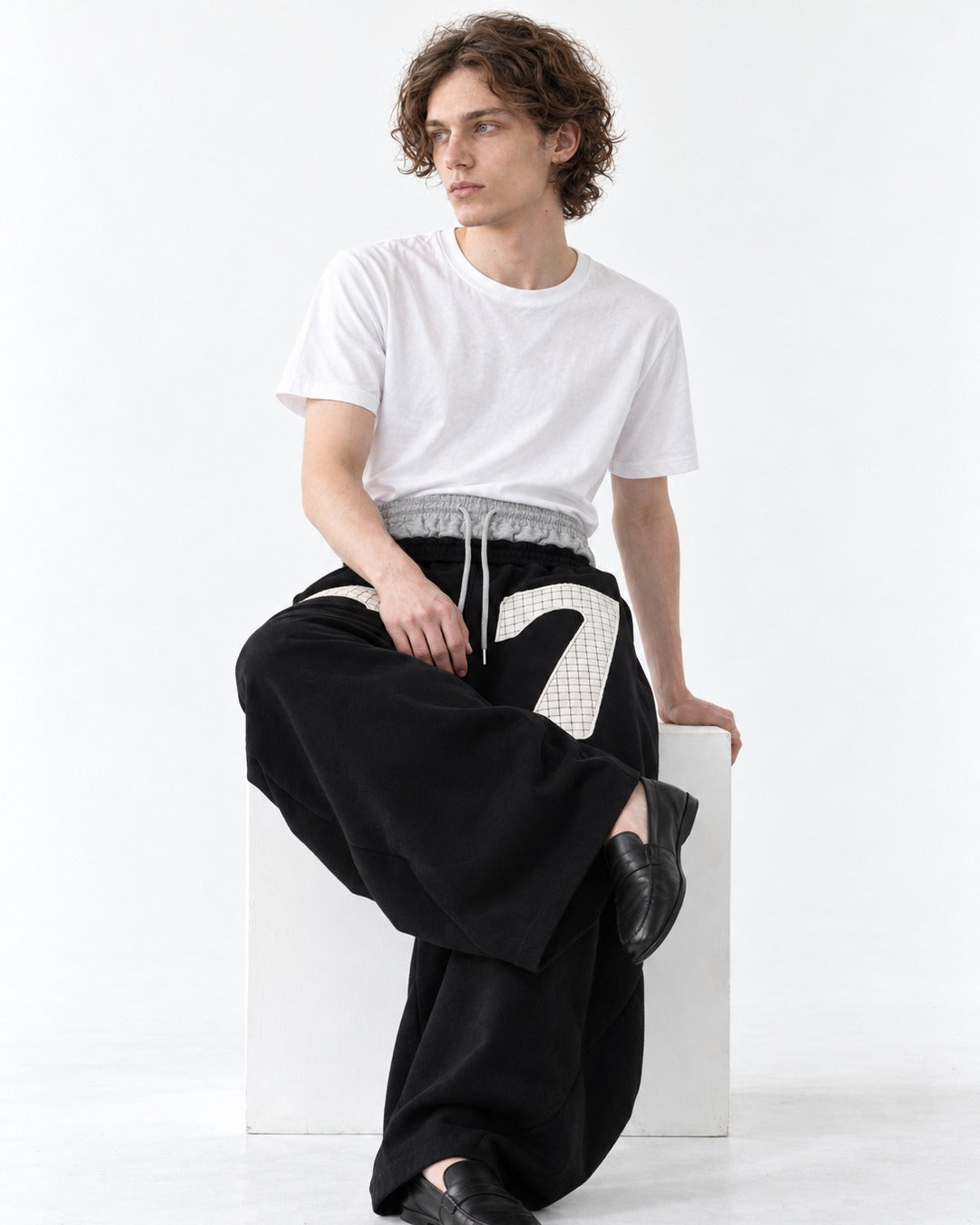 Number 77 Double Waistband Sweatpants