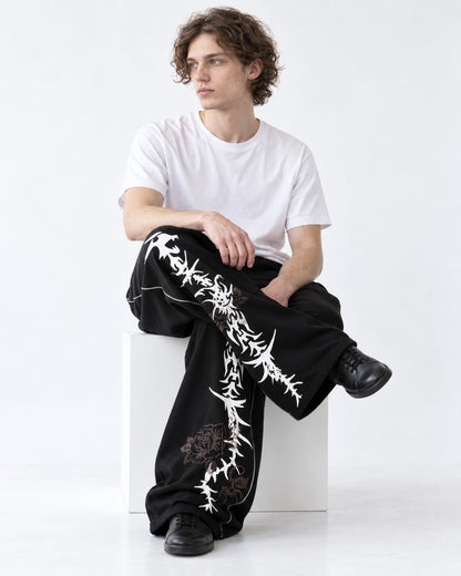Tribal Thorn Print Sweatpants