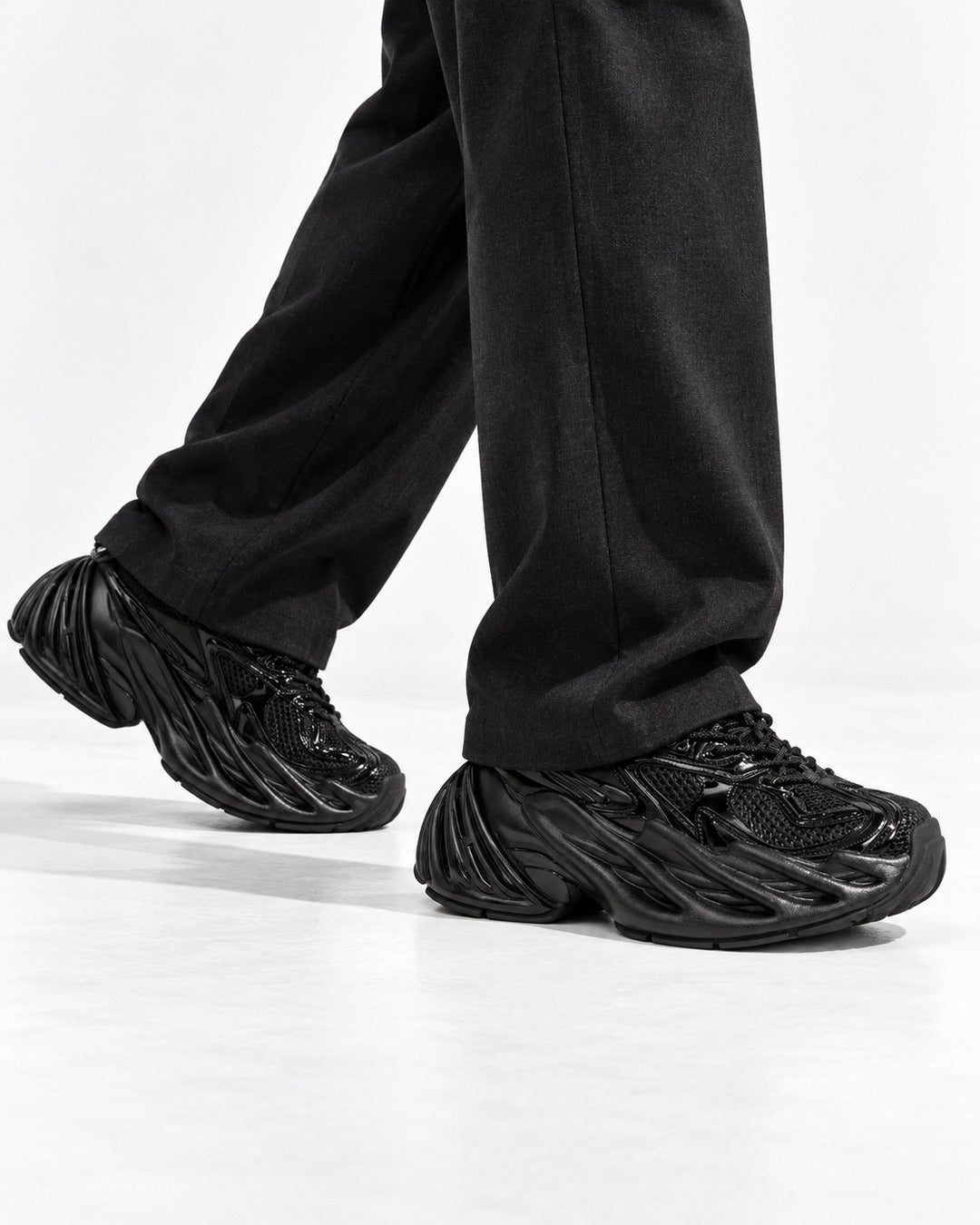 Flame Sole Chunky Sneakers