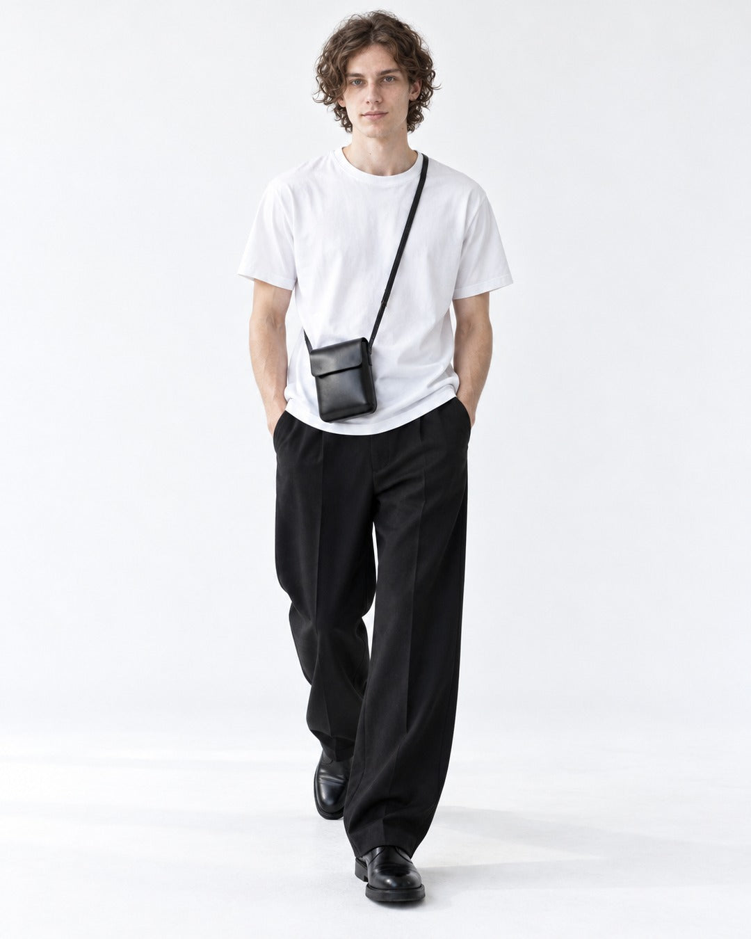 Compact Flap Crossbody Bag