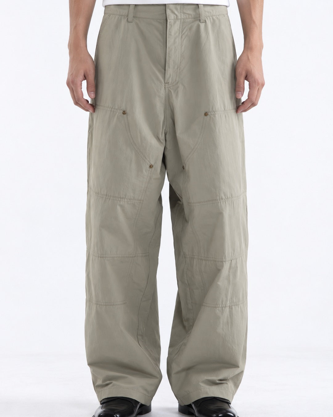 Hooded Zip Utility Vest and Pants Set