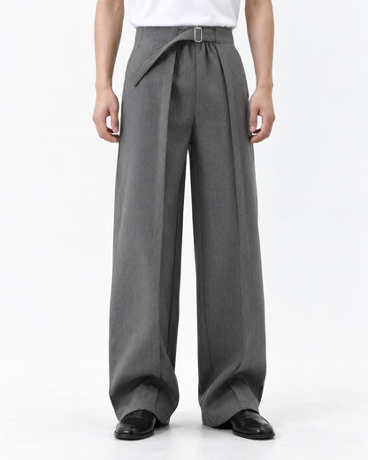 Curved Split Waistband Dress Pants