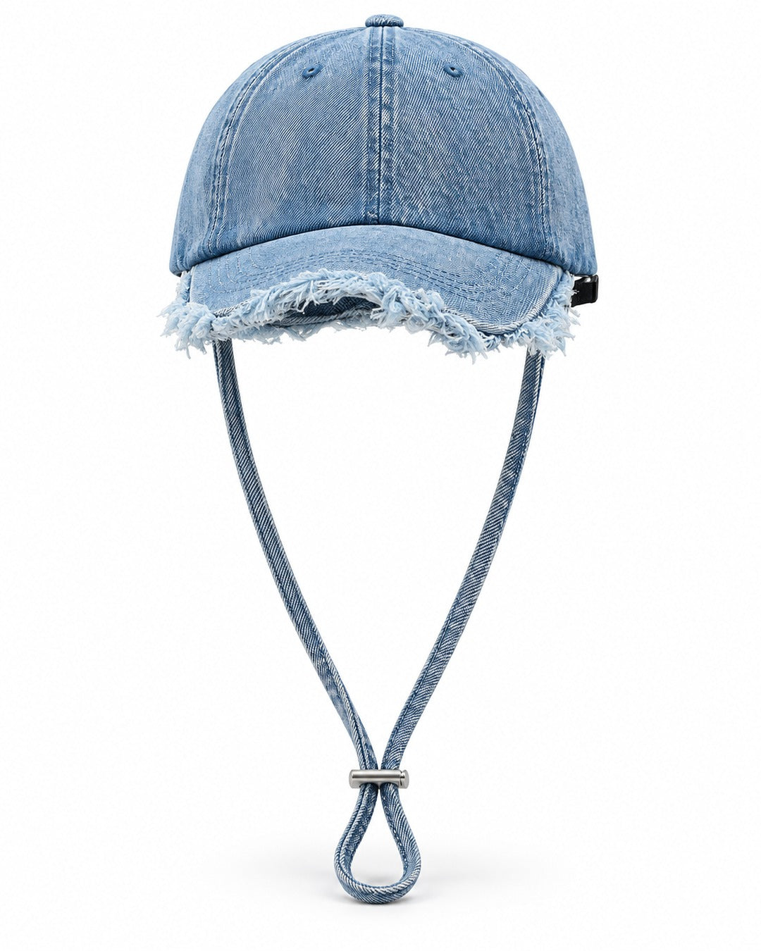Frayed Denim Baseball Cap