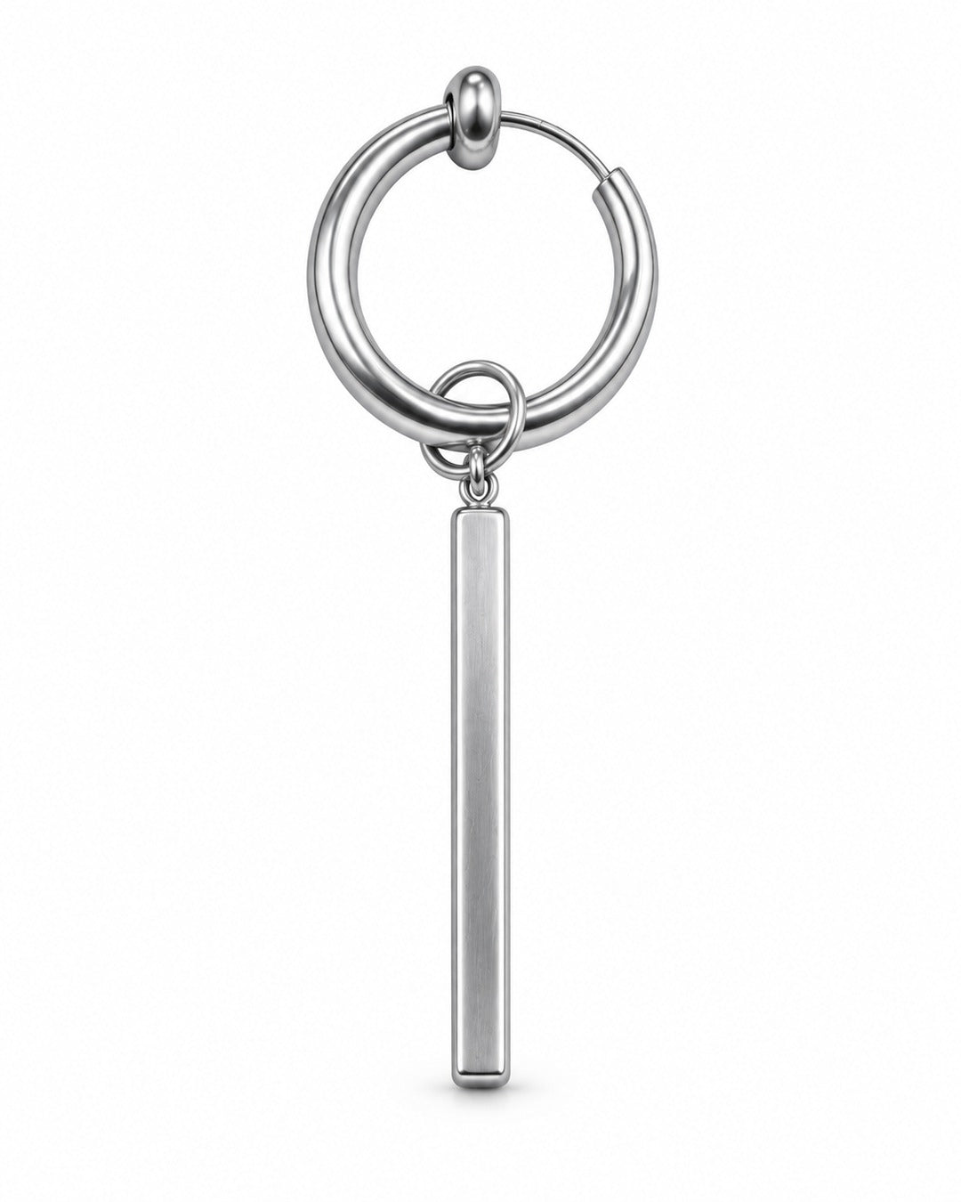 Bar Drop Hoop Earring