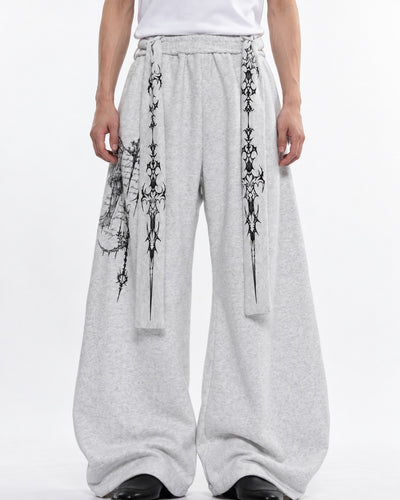Gray Print (Fleece Lined)