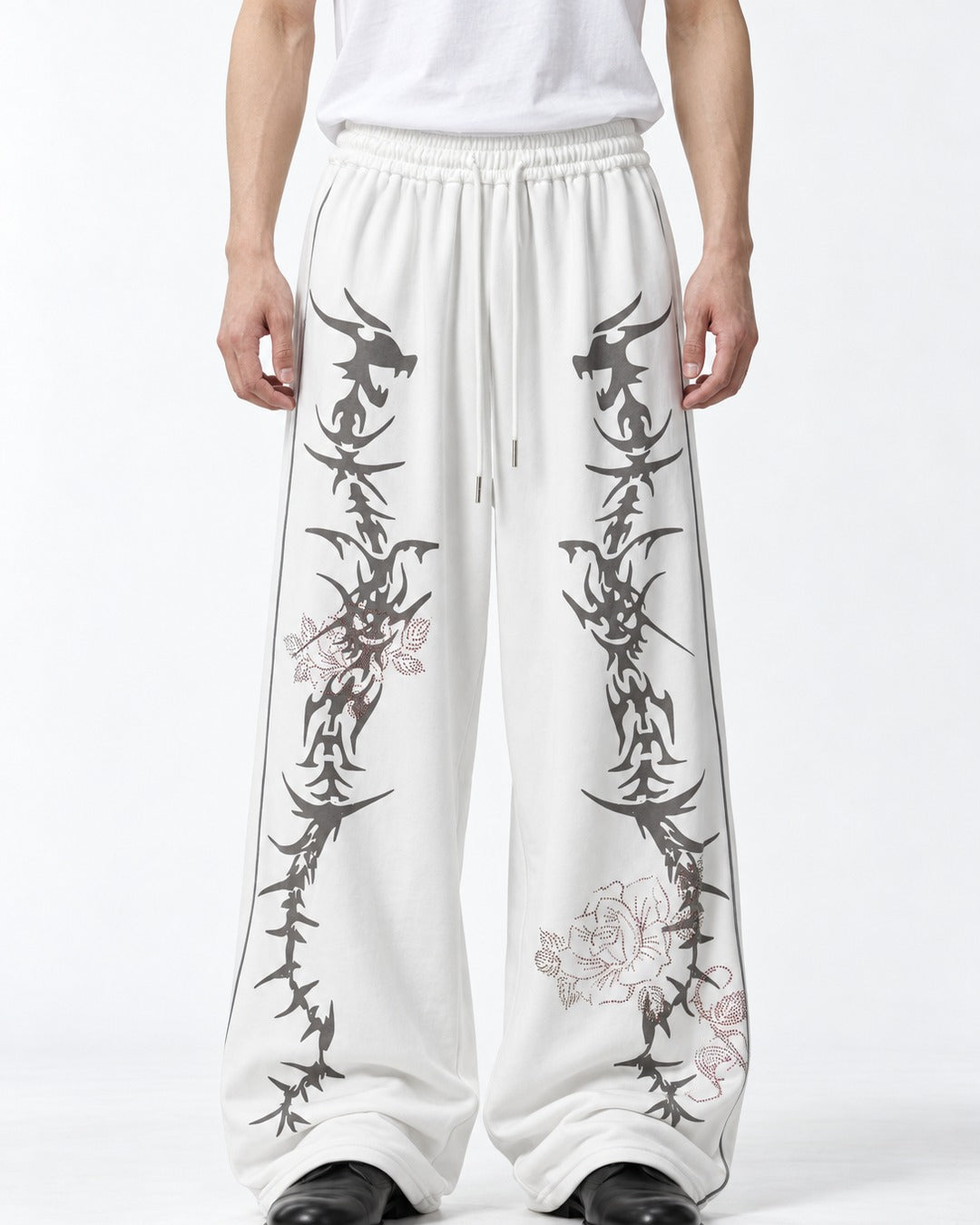 Tribal Thorn Print Sweatpants