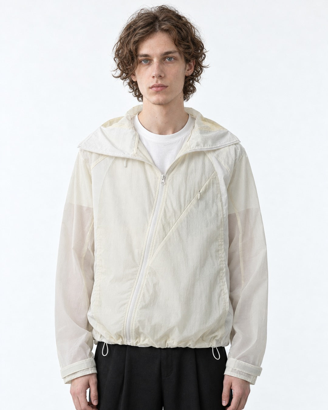 Lightweight Hooded Zip Jacket